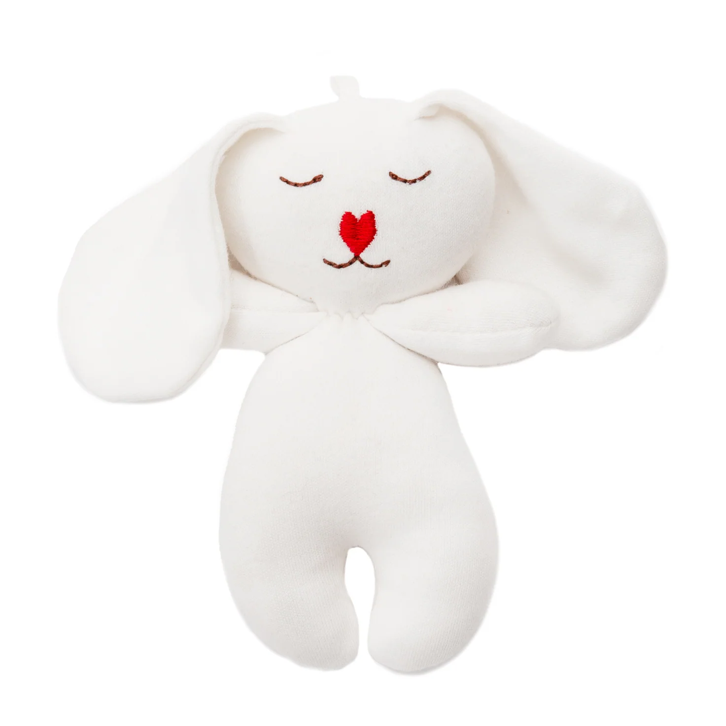 Under The Nile Organic Plush Toy White Bunny Binky – Baby Joy Canada