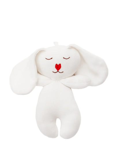 Under The Nile Organic Plush Toy - White Bunny Binky