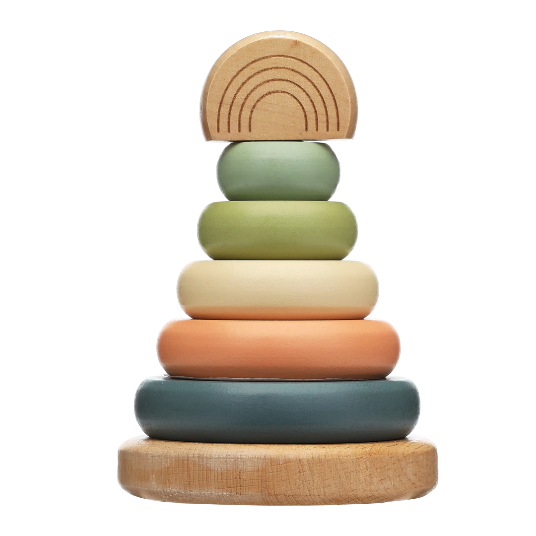 Pearhead Wooden Toy - Stacking Tower
