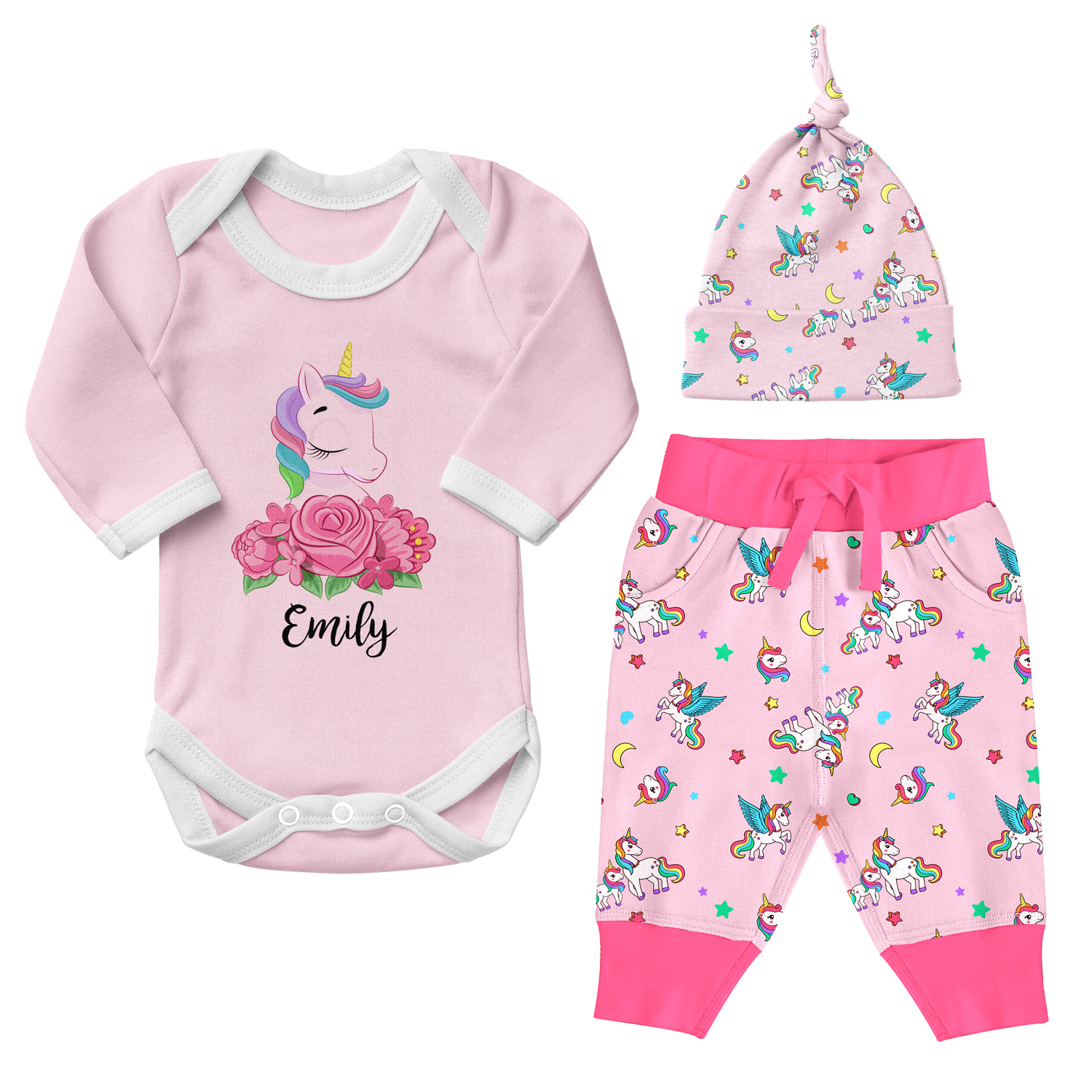 Zeronto Newborn Girl Clothing Gift Box - Little Unicorn – Baby Joy Canada