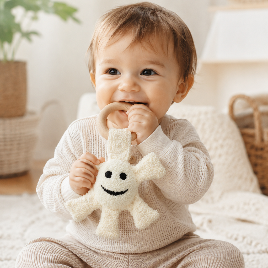 Ringley Organic Cotton Sun Teether Toy