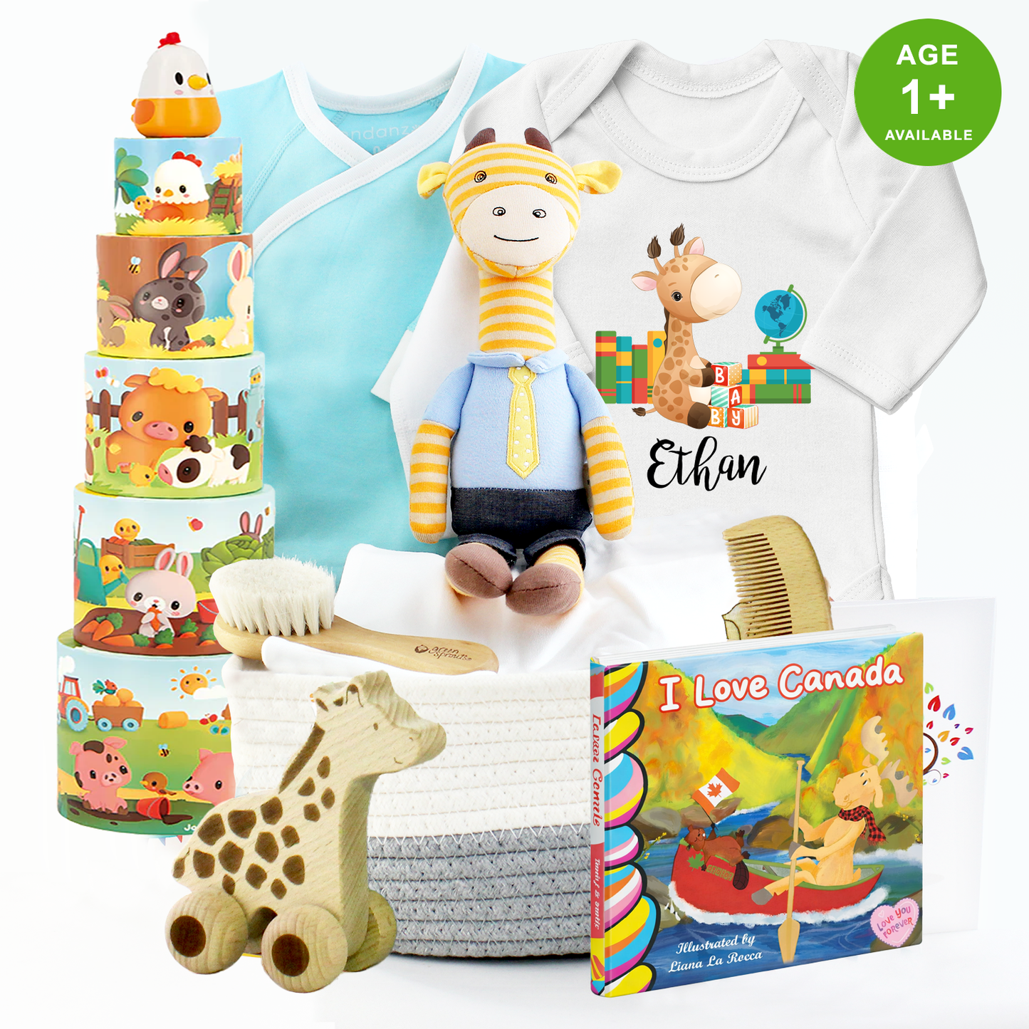 Zeronto Baby Boy Gift Basket - Little Scholar Boy
