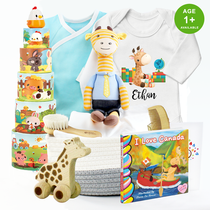 Zeronto Baby Boy Gift Basket - Little Scholar Boy