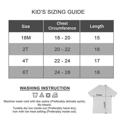 Classic Two Year old Organic Three-Quarter Sleeves Kids Tee Shirt