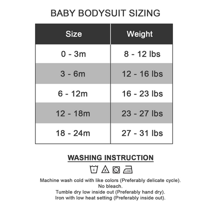 Endanzoo Organic Baby Bodysuit - Read and Change My Diaper