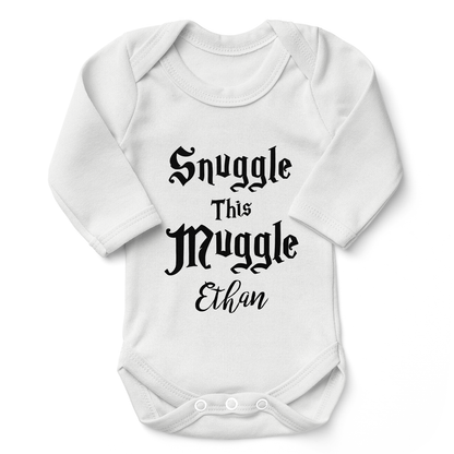 [Personalized] Endanzoo Organic Baby Bodysuit - Snuggle Muggle