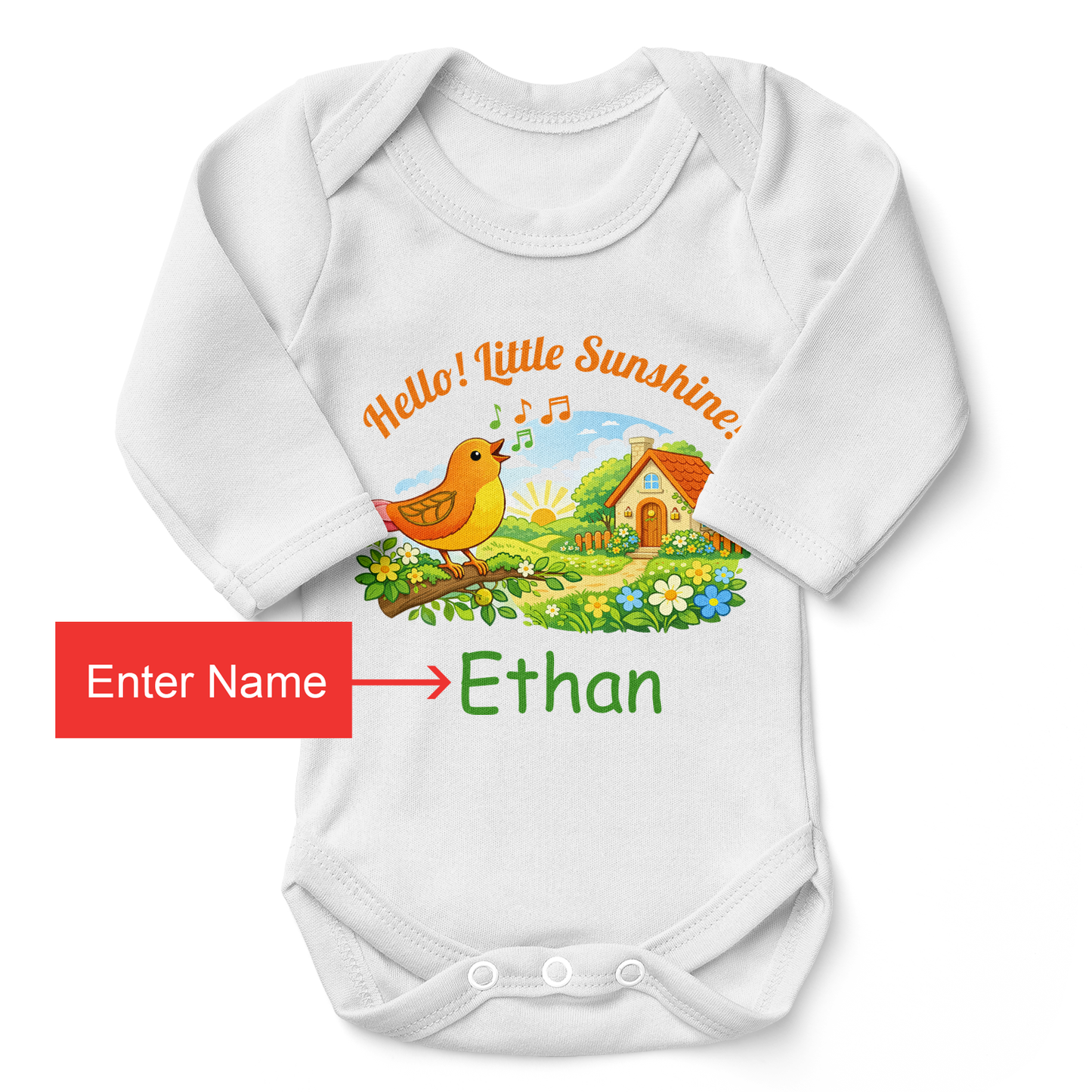 Zeronto Baby Gift Basket - Little SongBird - Hello! Little Sunshine!