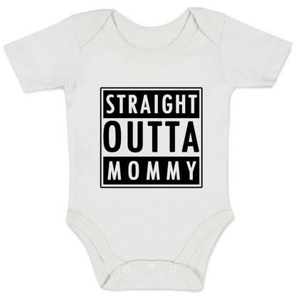 Endanzoo Organic Baby Bodysuit - Straight Outta Mommy