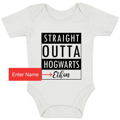 [Personalized] Endanzoo Organic Baby Bodysuit - Straight Outta Hogwarts