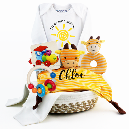 Zeronto Baby Gift Basket - Mon Soleil (French)