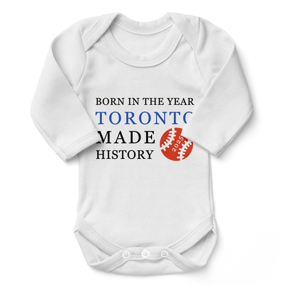 Endanzoo Organic Baby Bodysuit - Toronto Baseball History 2025