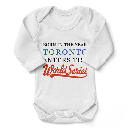 Endanzoo Organic Baby Bodysuit - Toronto Baseball World Series 2025