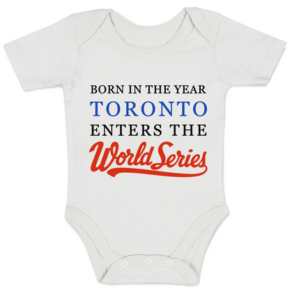 Endanzoo Organic Baby Bodysuit - Toronto Baseball World Series 2025