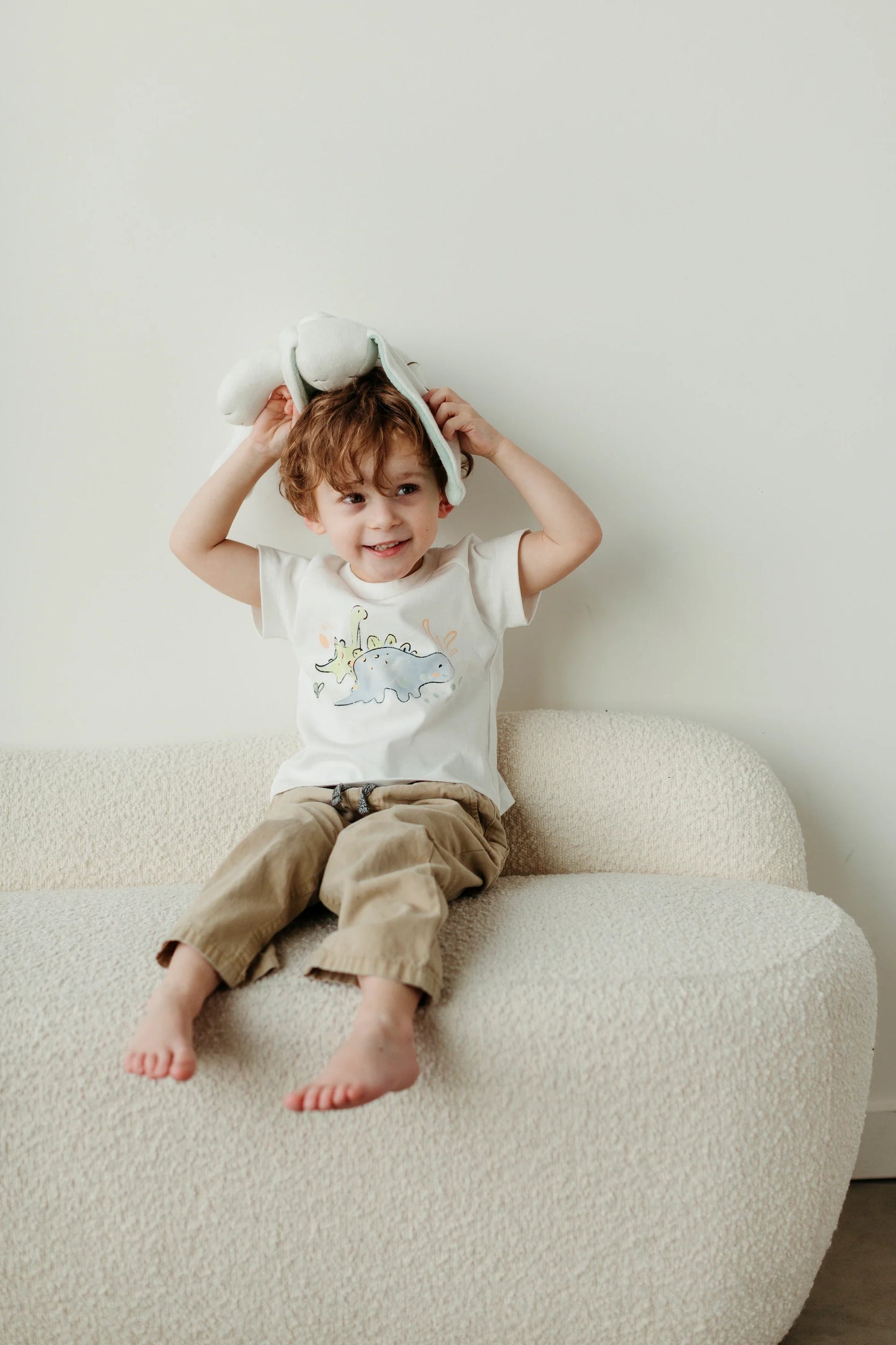 Under The Nile Organic Plush Toy - Hopper Sherpa Bunny