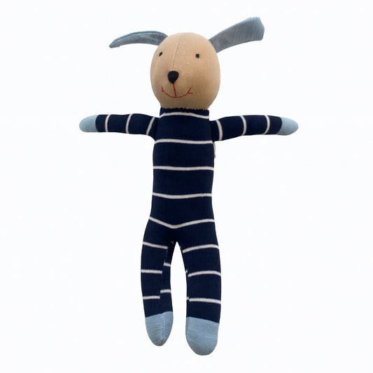 Under The Nile Organic Scrappy Dog (Navy & White Stripe)