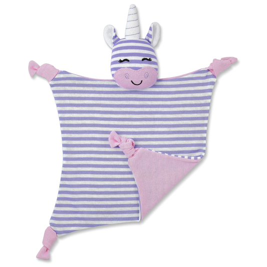 Organic Farm Buddies Baby Blankie - Cupcake the Unicorn