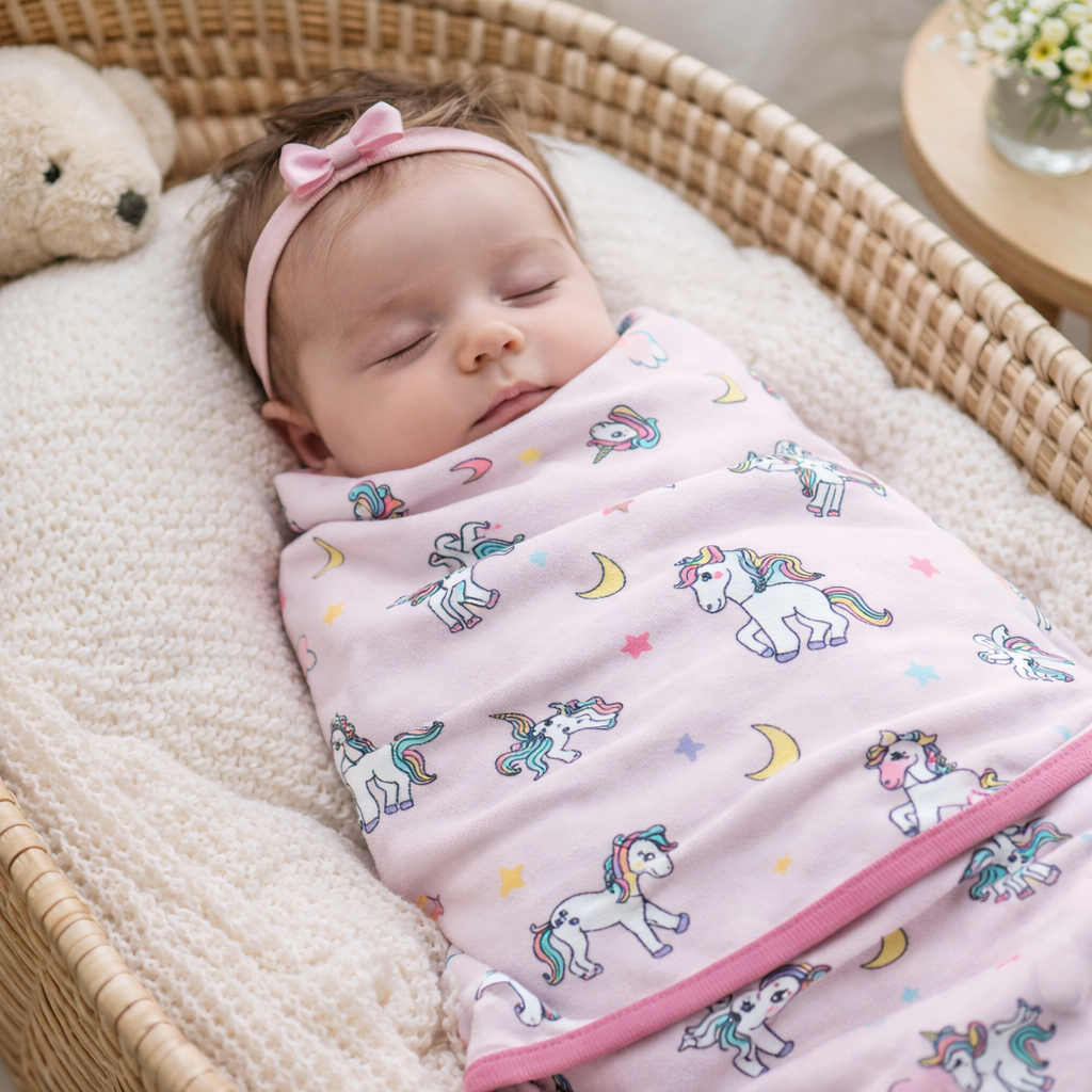 Zeronto Baby Girl Gift Basket - Mystical Unicorns