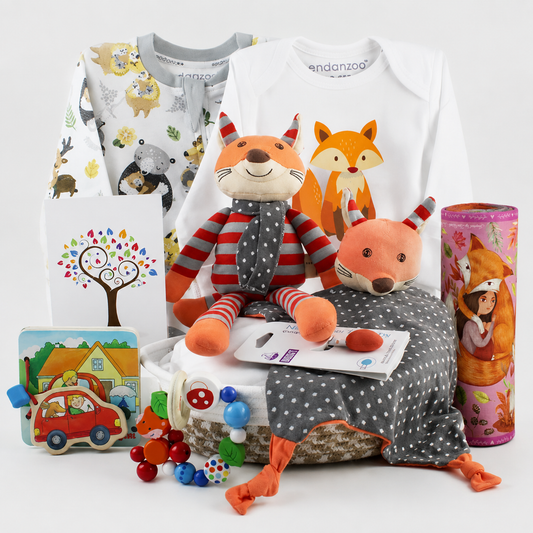 Zeronto Baby Gift Basket - Friendly Fox
