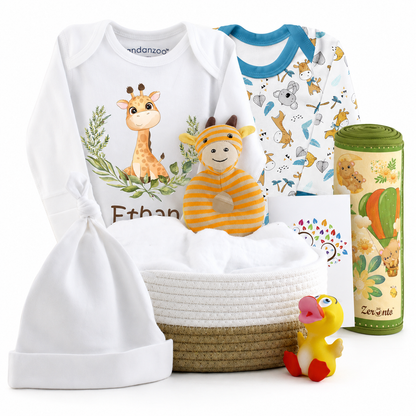 Zeronto Baby Gift Box - Cute Giraffe & Friends