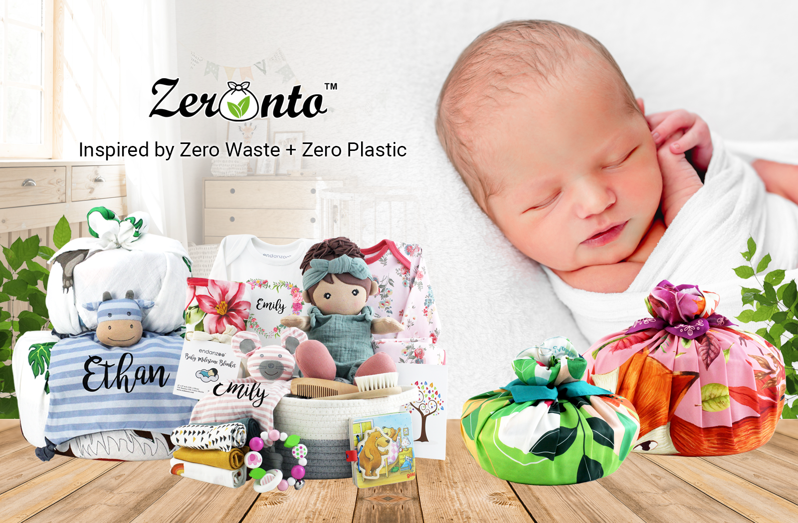 Personalized baskets for shop babies