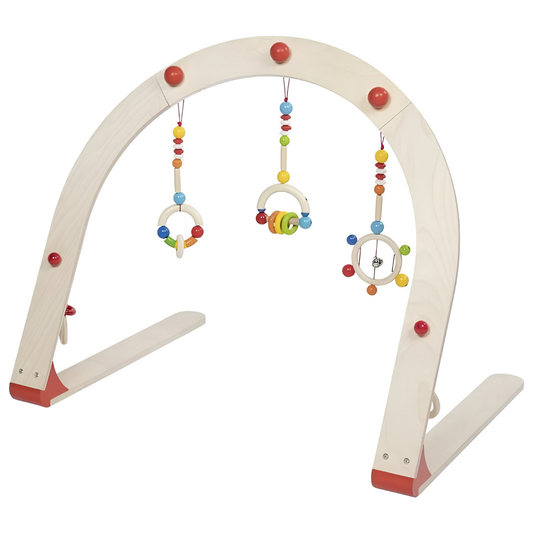 Heimess Wooden Baby Gym Rainbow