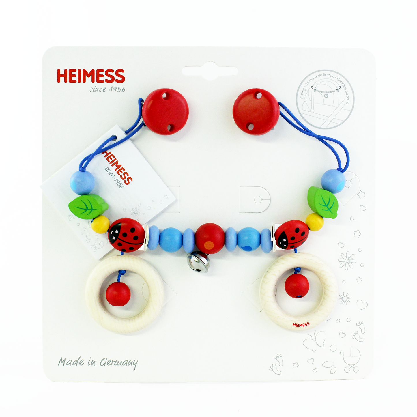 Heimess Pram Stroller Chain - Ladybird