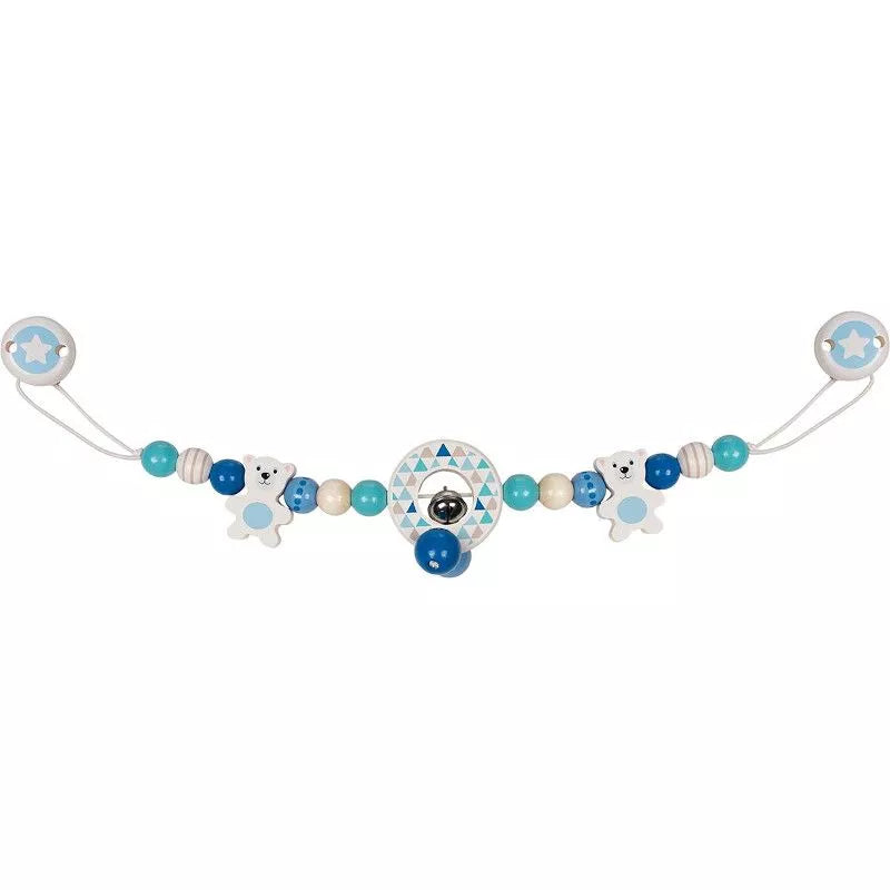 Heimess Pram Stroller Chain - Polar Bear with clips