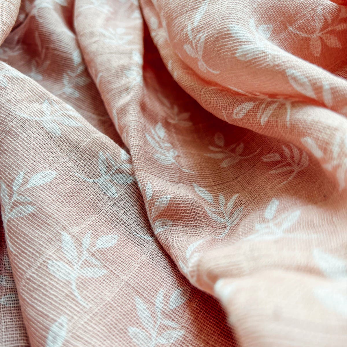 Aden Anais Organic Swaddle - Earthly - Pink Floral