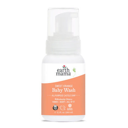 Earth Mama Organics Sweet Orange Baby Wash (160ml)