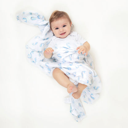 Aden Anais Essential Cotton Swaddles - Whale