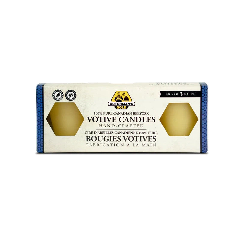 Dutchman's Gold - Canadian Beeswax Votive Candles