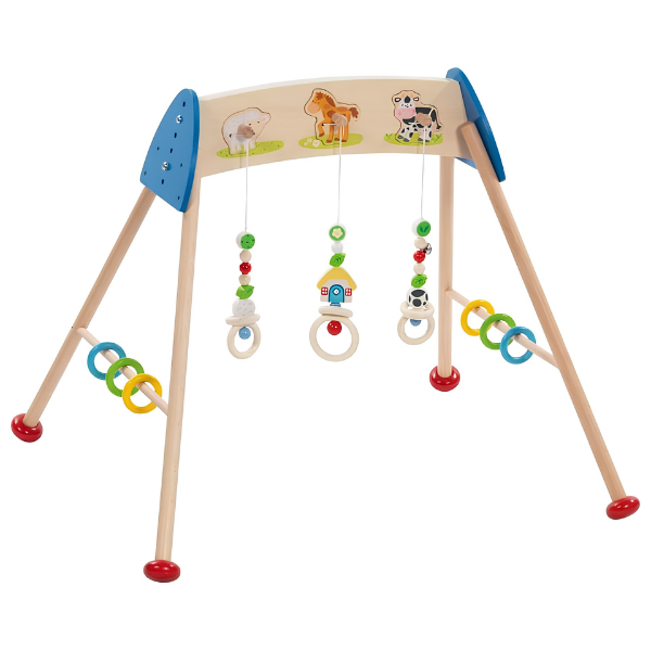 Goki Baby Gym with Sound, Farm Animals