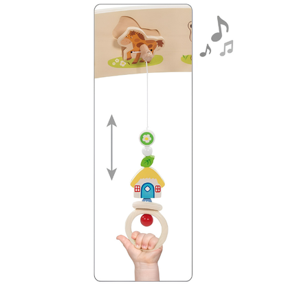 Goki Baby Gym with Sound, Farm Animals