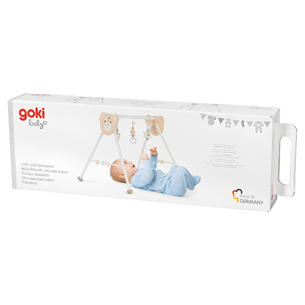Goki Wooden Baby Gym - Bear