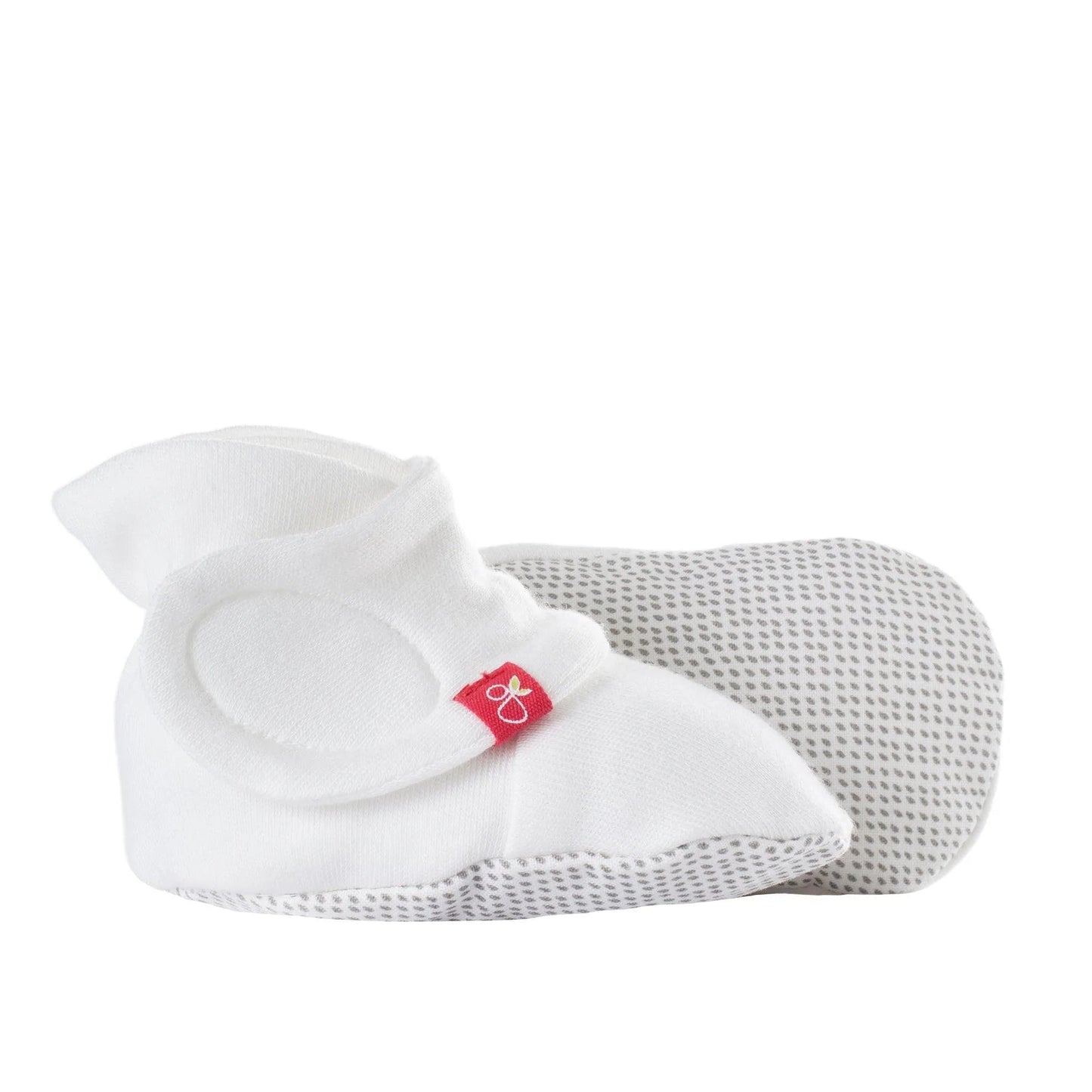 Goumikids Organic Newborn Booties - Drop Grey