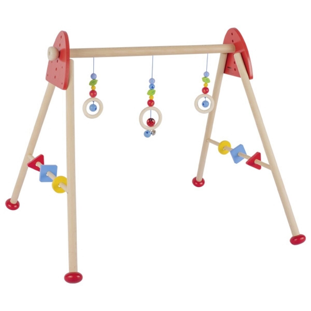 Heimess Wooden Baby Gym - Ladybird