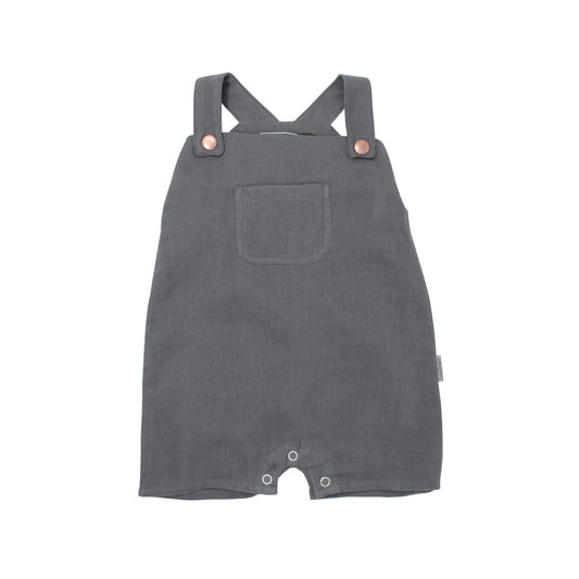 L'ovedbaby Organic Muslin Overall - Gray