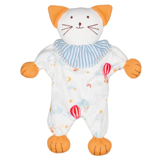 Under The Nile Organic Cuddly Plush Kitty (Hot Air Balloons)