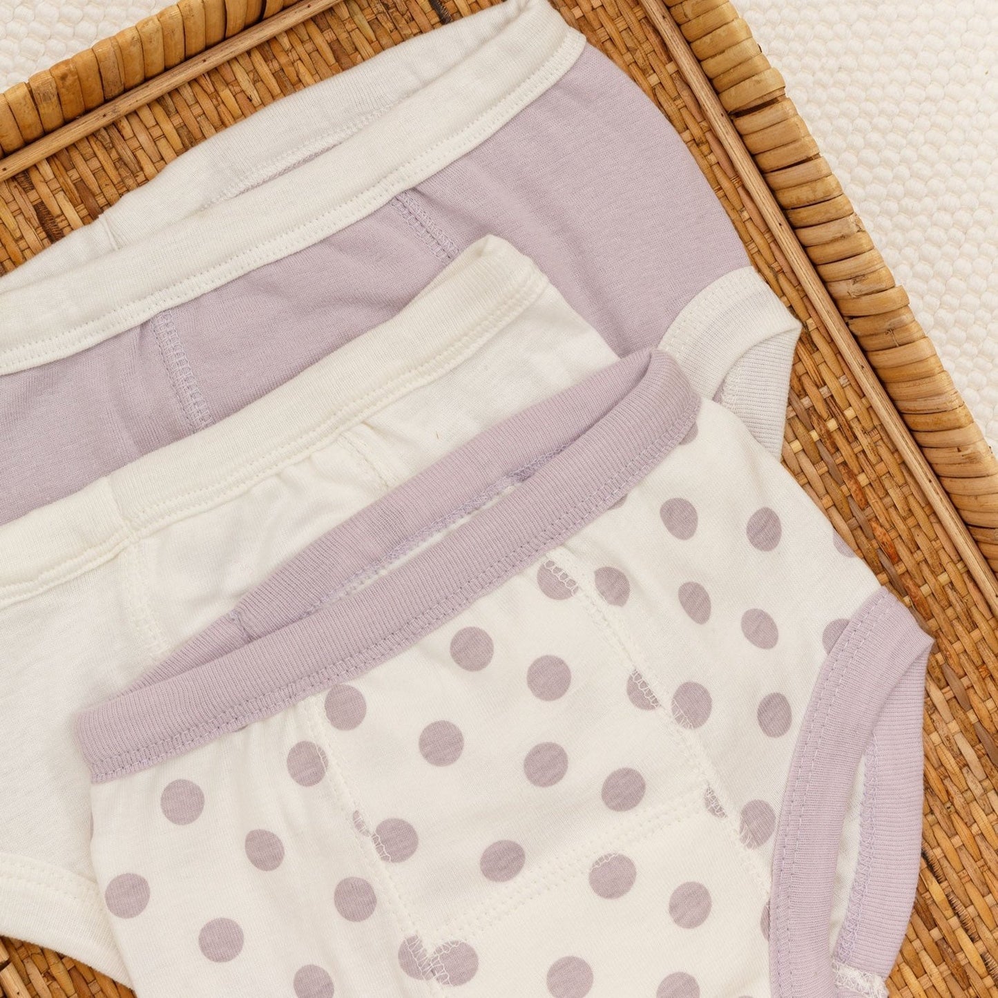 Under The Nile Organic Cotton Training Pant - Lavender Dots