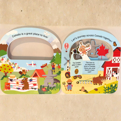 Taffy Tales Lift-the-Flap Board Book - Oh, Canada! Look and Find