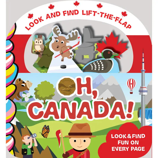 Taffy Tales Lift-the-Flap Board Book - Oh, Canada! Look and Find