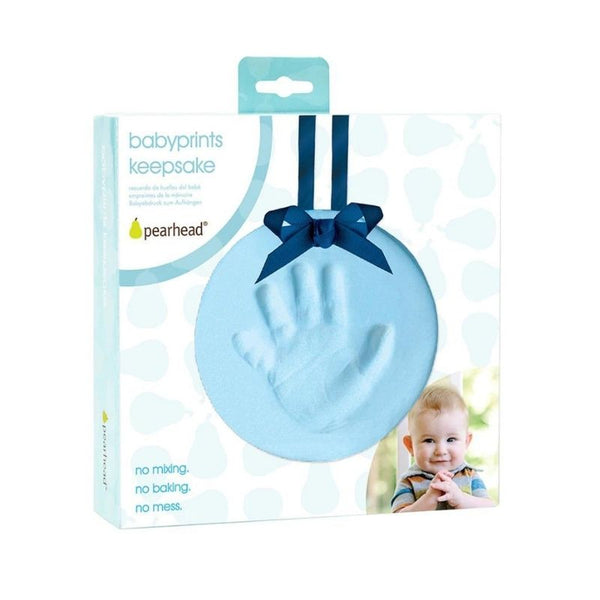 PearHead Babyprint Keepsake Ornament Circle For Boy - Blue