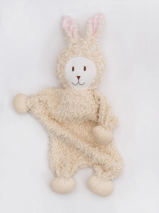 Under The Nile Snuggle Bunny Lovey (With Pink Ears) 13"