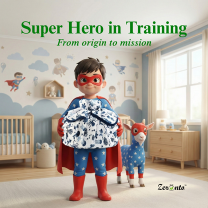 Baby Gift Basket - Super Hero in training