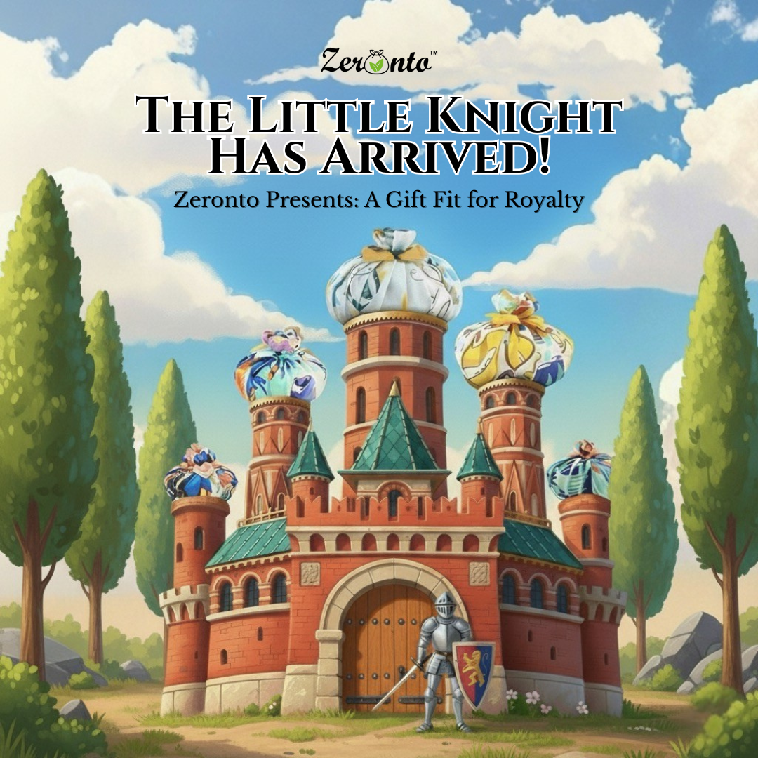 Zeronto Baby Boy Gift Basket - The Knight Has Arrived