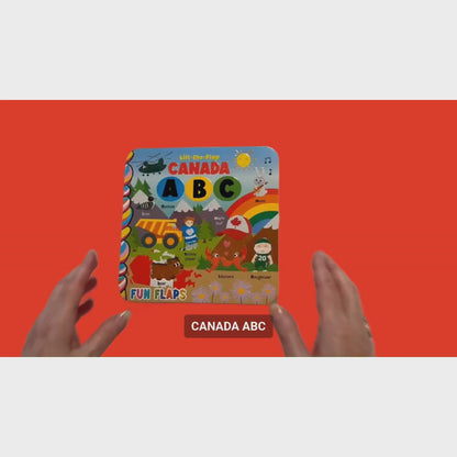 Taffy Tales Lift-The-Flap Board Book - Canada ABC Fun Flaps