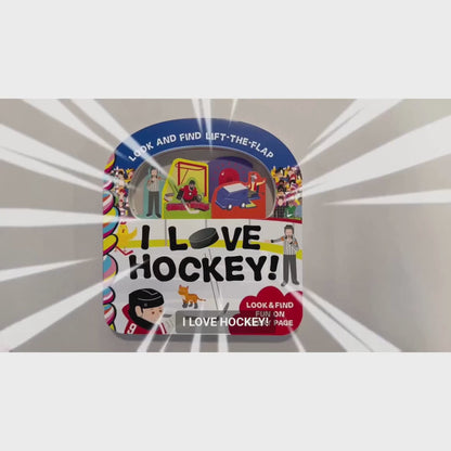Taffy Tales Lift-The-Flap Board Book - I Love Hockey!