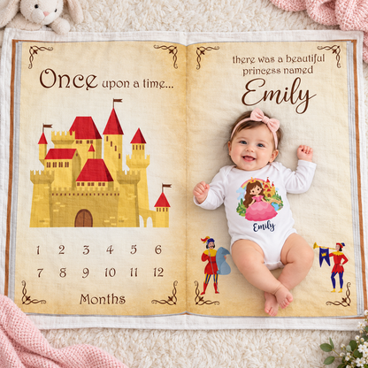 Zeronto Baby Girl Gift Basket - Little Princess Storybook