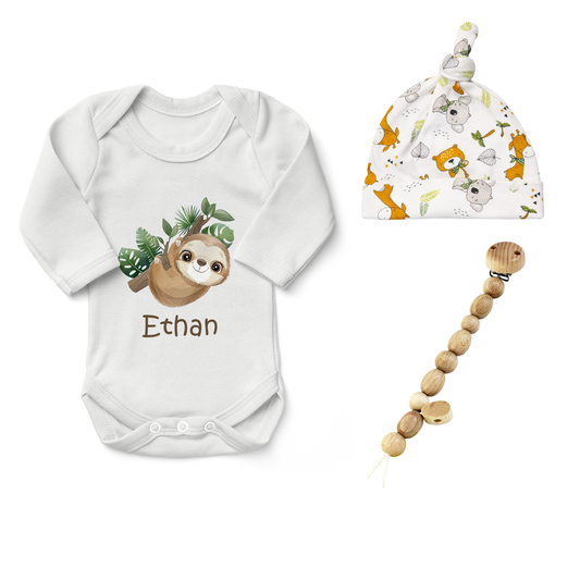 Zeronto Newborn Clothing Gift Box - Little Sloth