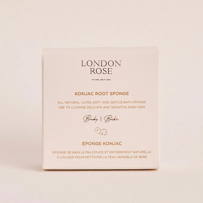 London Rose Baby Konjac Sponge